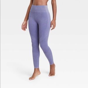 Joy Lab High Rise Ribbed Seamless Leggings NWT